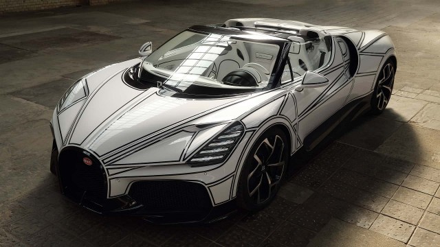 Bugatti khiến siêu xe W16 Mistral trông như bước ra từ tranh vẽ với phiên bản độc nhất