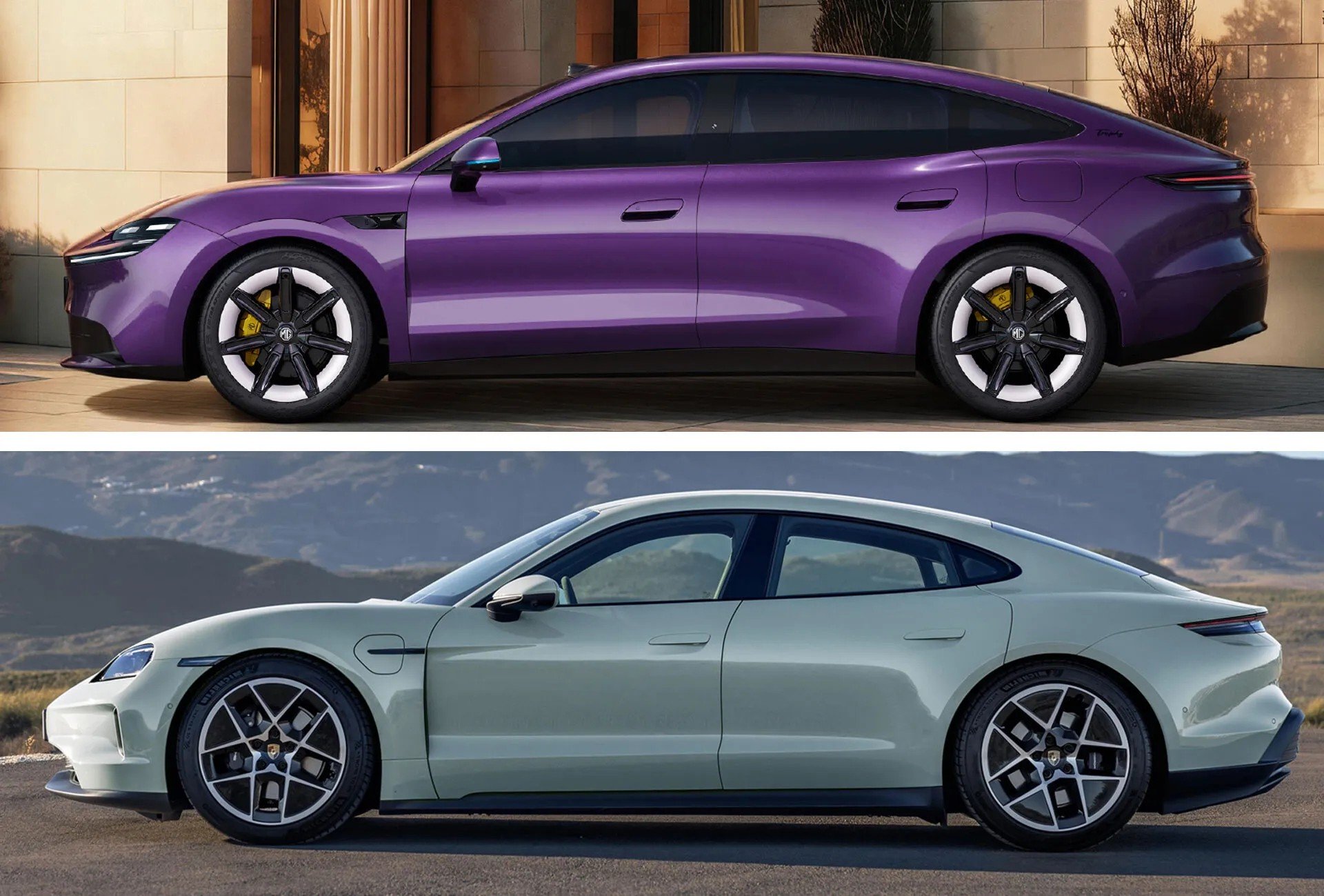 MG phải dừng livestream giới thiệu MG 07 mới vì khán giả kêu "quá giống" Porsche Taycan
