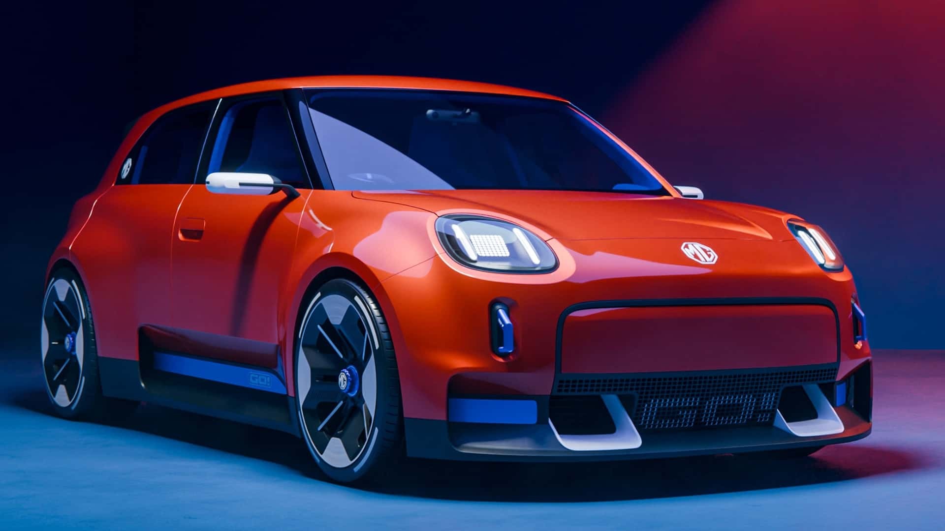 Concept xe điện đô thị cỡ nhỏ MG GO! chính thức ra mắt, hé lộ hướng thiết kế mới Phía trước của MG GO!