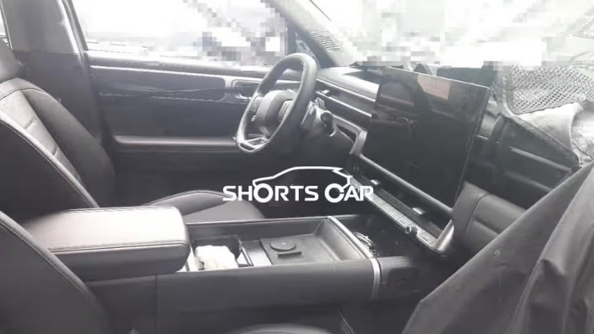 Hyundai Santa Fe 2027 facelift lộ nội thất