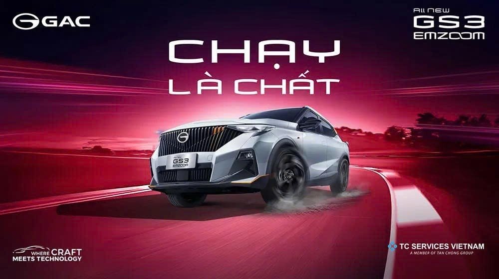 GAC GS3 Emzoom mới được chào bán tại Việt Nam