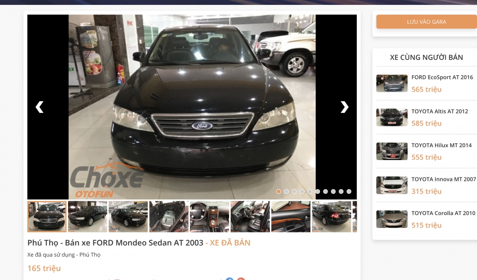 ford mondeo cu gia duoi 200 trieu dong xe sang kinh te de choi tet