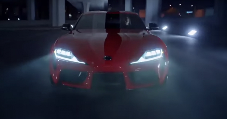 toyota supra 2020 lo anh va clip full khong che qua quang cao tren twitter