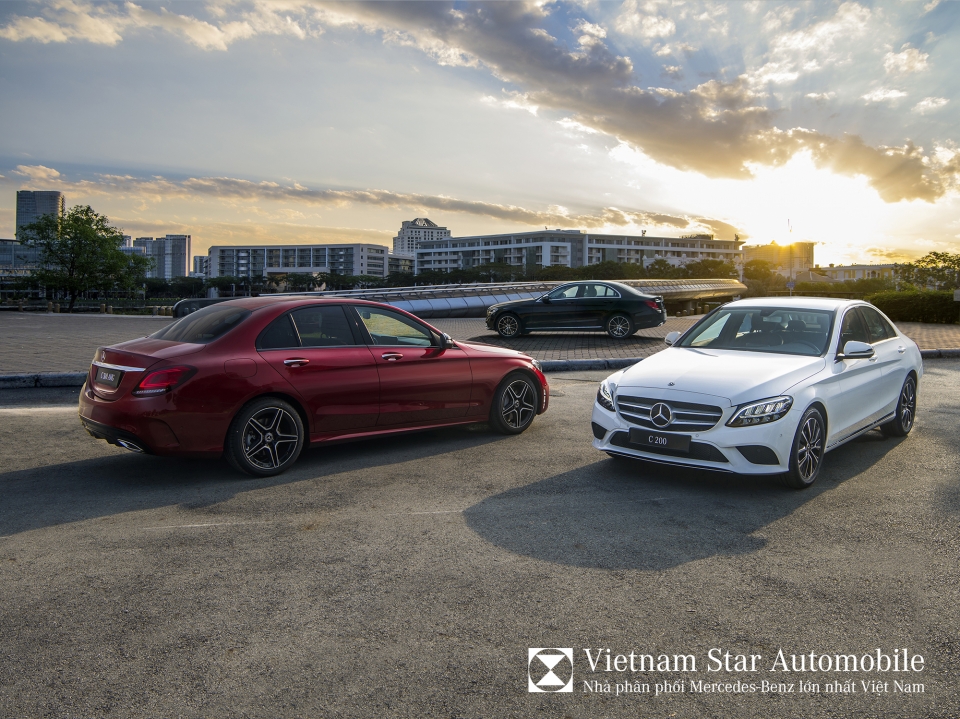 chuoi su kien ra mat xe mercedes bezz c class 2019 cua vietnam star tai viet nam