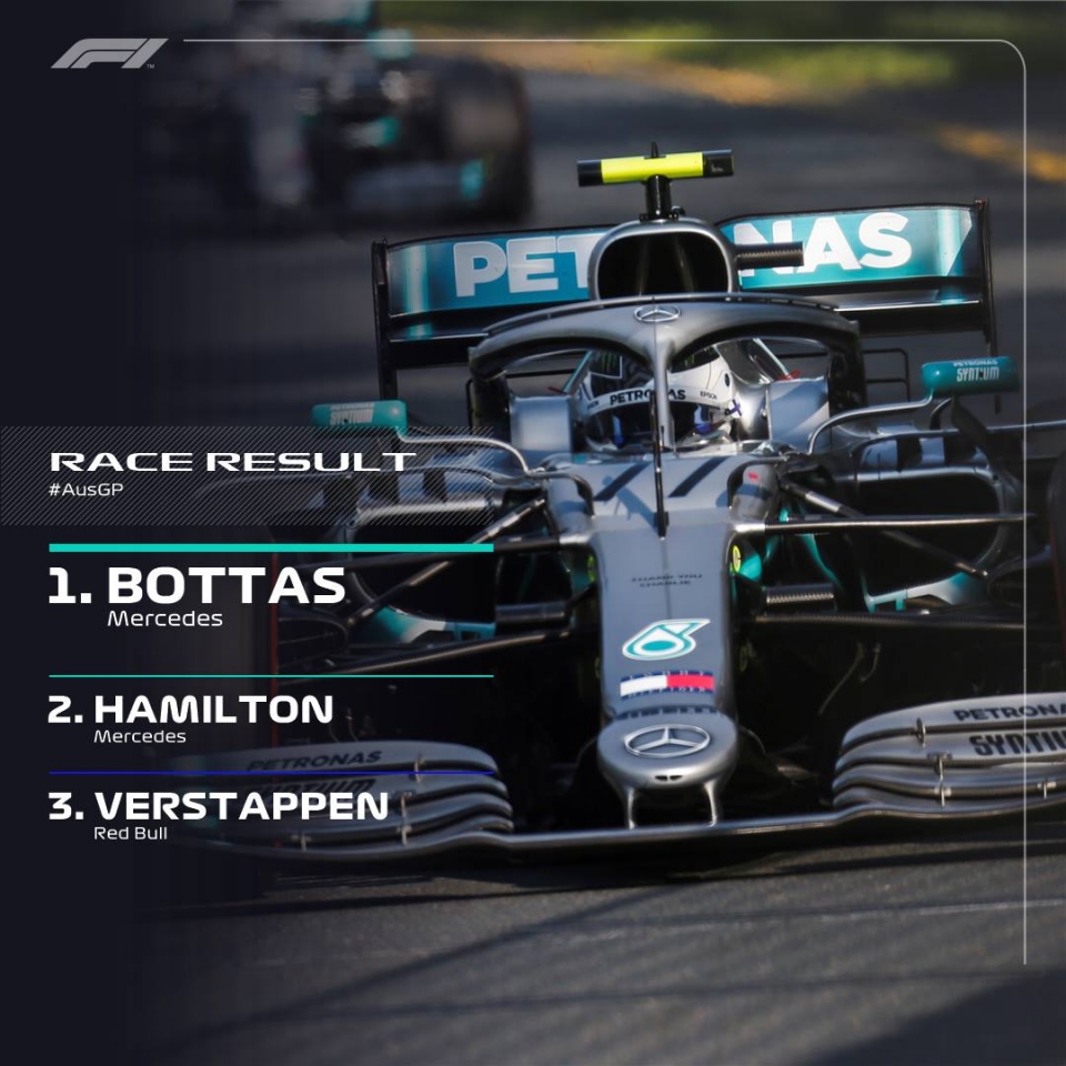 f1 2019 australian grand prix valtteri bottas xuat sac len dinh