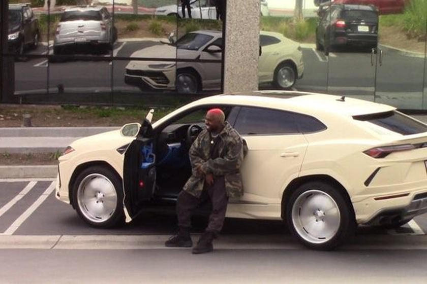 lamborghini urus do di cua rapper kanye west bi cu dan mang che xau dien dao