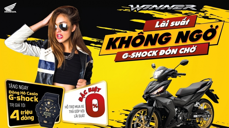 Honda Winner tiếp tục được khuyến mại khủng