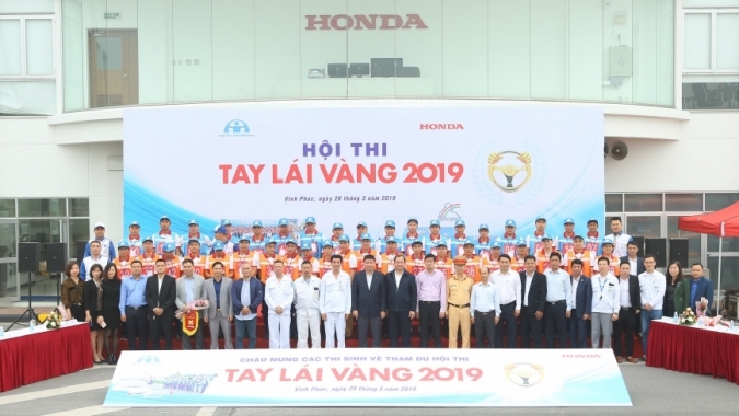 Honda Việt Nam trao giải "Hội thi tay lái vàng 2019"