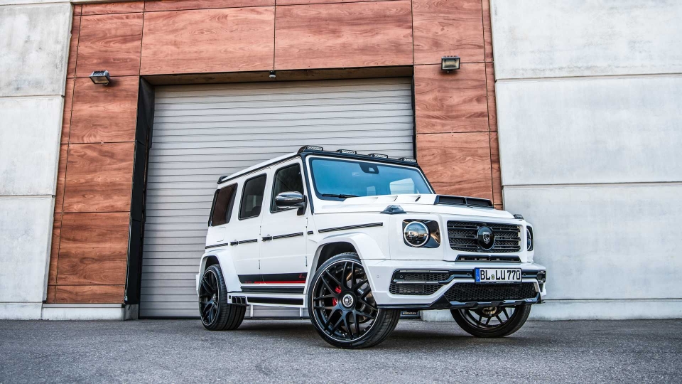 mercedes benz g63 amg do 6 ong xa sieu co bap cua lumma design