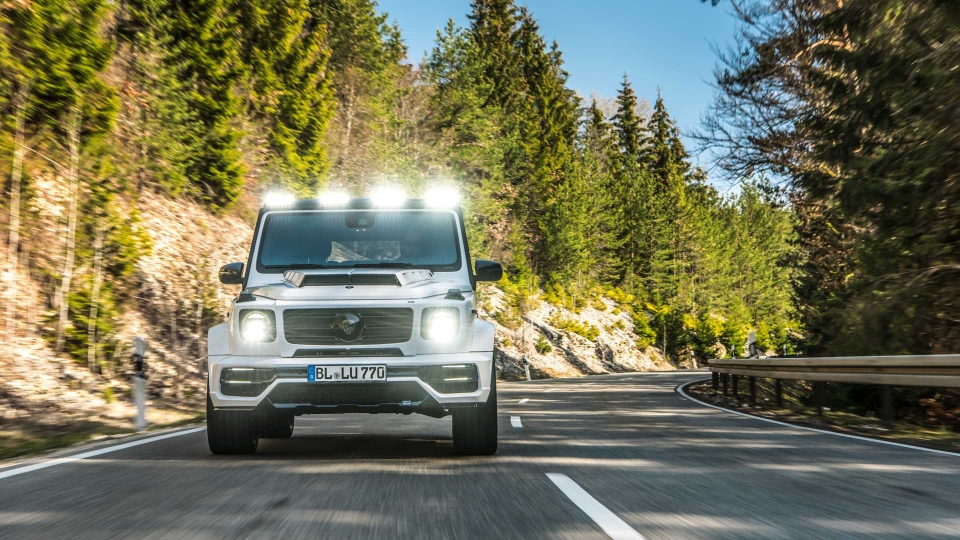 mercedes benz g63 amg do 6 ong xa sieu co bap cua lumma design