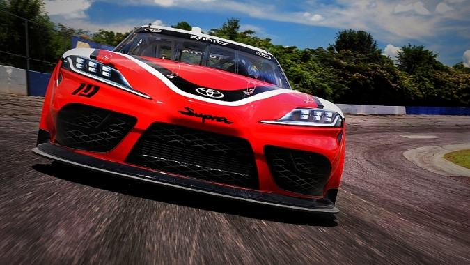 Toyota Supra ra mắt tuần tới, đã có ảnh chi tiết phiên bản đường đua