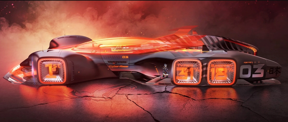 Bản concept xe đua Honda không tưởng