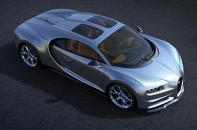 Bugatti Chiron có thêm tuỳ chọn cửa sổ trời tuyệt đẹp