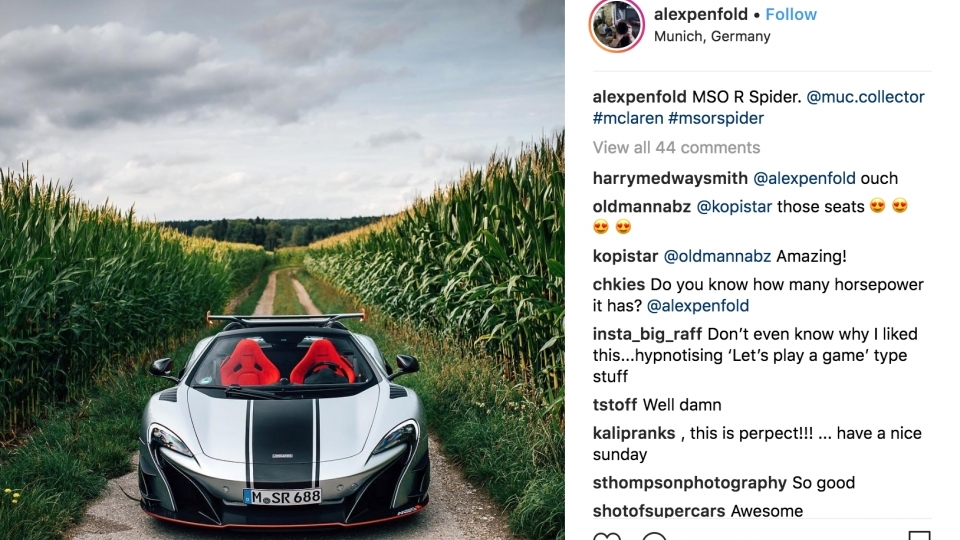 Nếu đam mê ô tô, nhất định bạn phải theo dõi những Instagram này