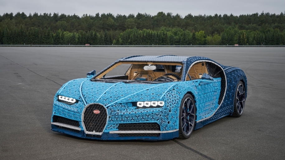 Lego sản xuất mô hình Bugatti Chiron tỷ lệ 1:1, chạy được