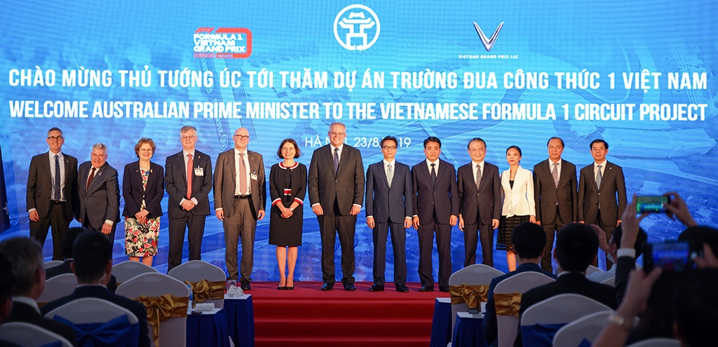thu tuong uc ghe tham duong dua f1 viet nam