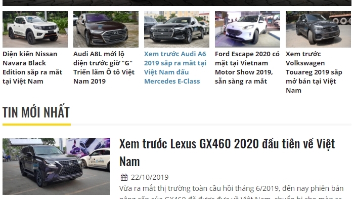 Vietnam Motor Show 2019 quản lý kém, chưa khai mạc ảnh xe mới đã lan tràn trên mạng