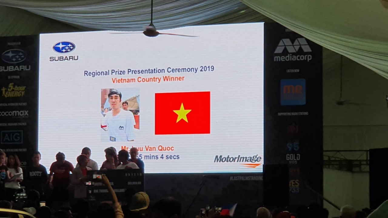 nguoi viet suyt chien thang trong cuoc thi subaru palm challenge