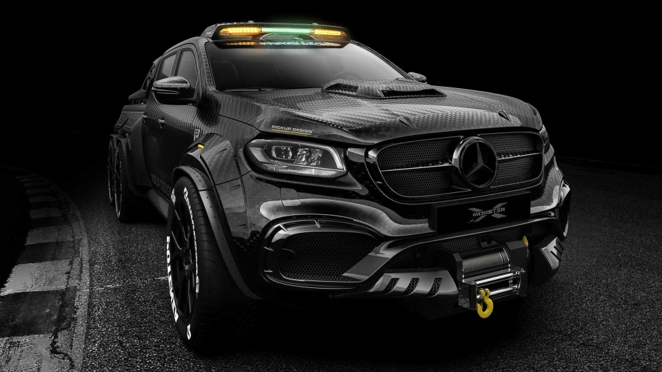 Chiêm ngưỡng bán tải Mercedes-Benz X-Class độ 6 bánh cực ngầu chiem nguong ban tai mercedes benz x class do 6 banh cuc ngau tu carlex design
