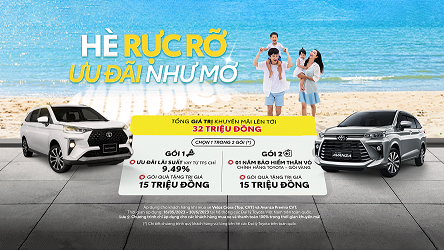 Khuyến mãi hấp dẫn khi mua Veloz Cross và Avanza Premio trong tháng 5/2023