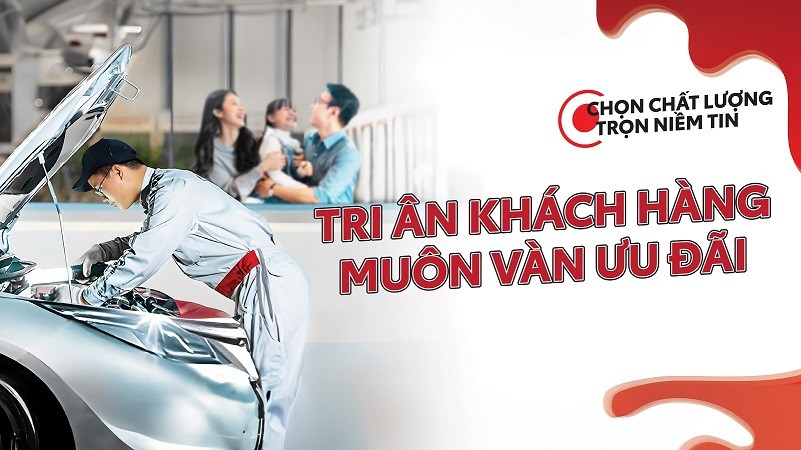 Toyota triển khai chương trình khuyến mãi dịch vụ dành cho khách hàng