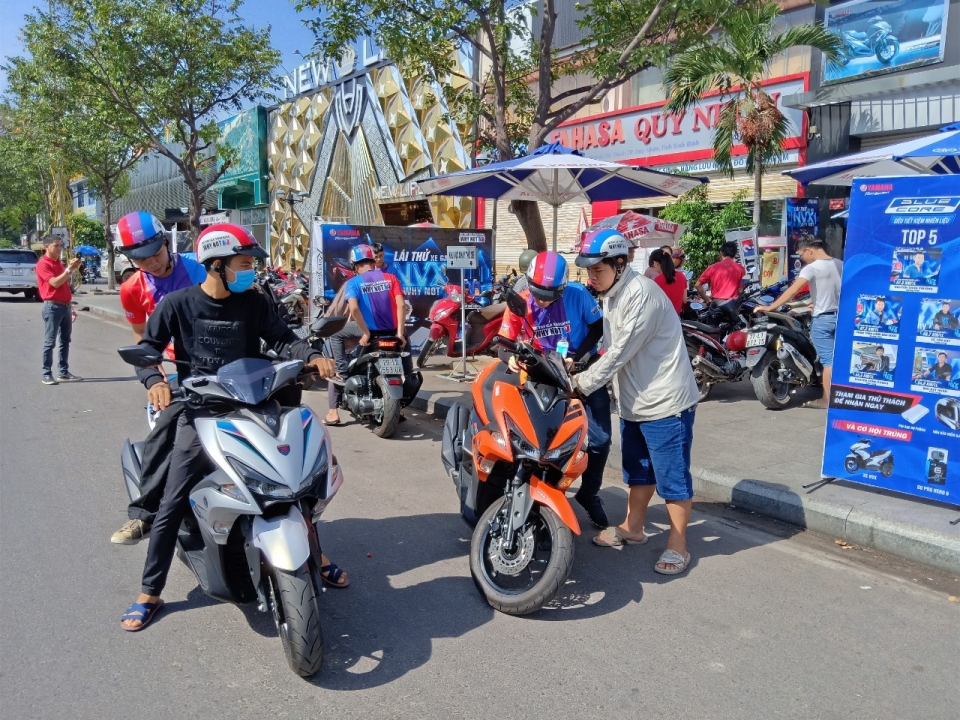 yamaha nvx lap ki luc 602 kml trong thu thach dong co blue core sieu tiet kiem nhien lieu