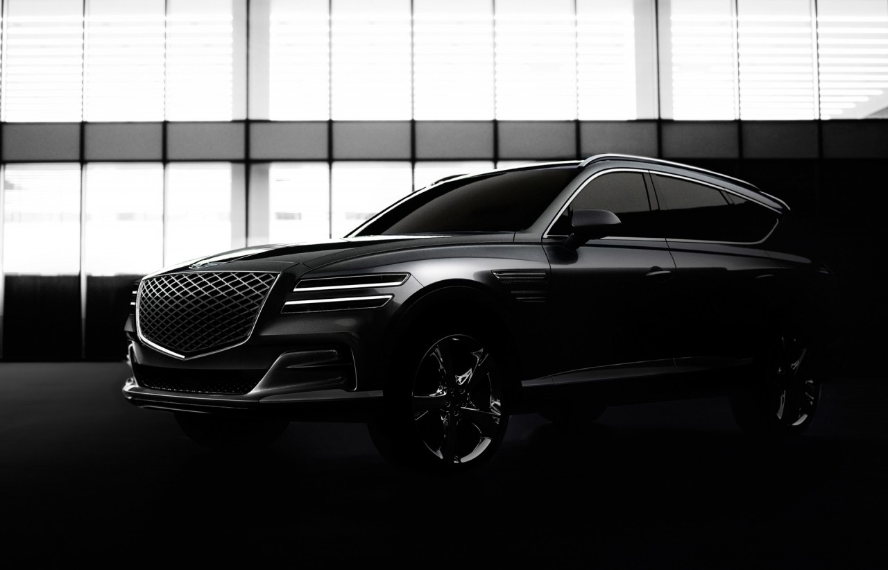 Mẫu SUV đầu tiên của hãng xe sang Genesis sẽ có tên GV80 mau suv dau tien cua hang xe sang genesis se co ten gv80