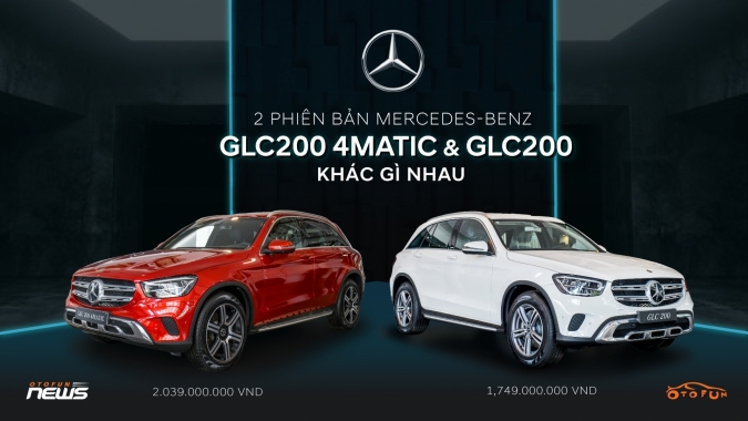 Chênh lệch 290 triệu đồng, Mercedes GLC200 4Matic có gì hơn phiên bản GLC200?