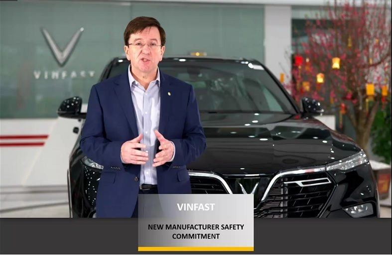 VinFast đạt giải "Hãng xe mới có cam kết cao về an toàn"