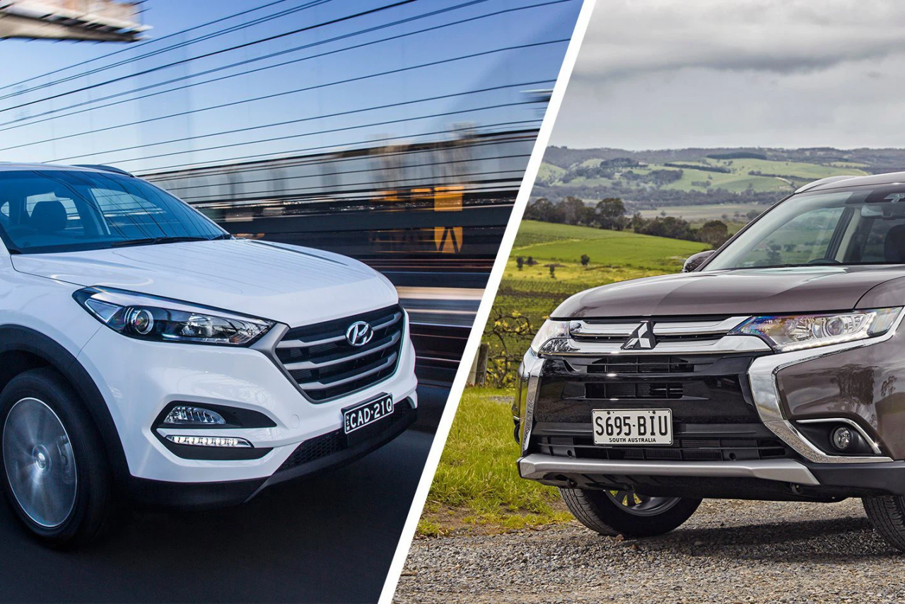 600 triệu nên chọn Mitsubishi Outlander hay Hyundai Tucson?