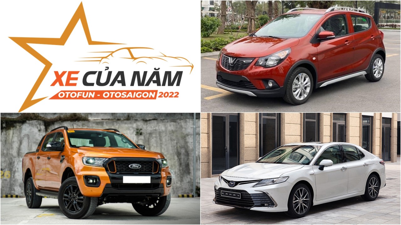 XE CỦA NĂM 2022: 3 mẫu xe được hơn 10.000 người bình chọn ở giai đoạn 1