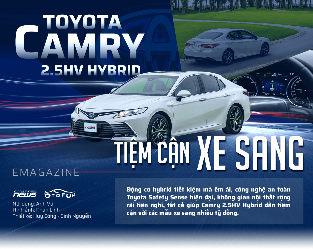 Toyota Camry Hybrid – Tiệm cận xe sang Toyota Camry Hybrid – Tiệm cận xe sang