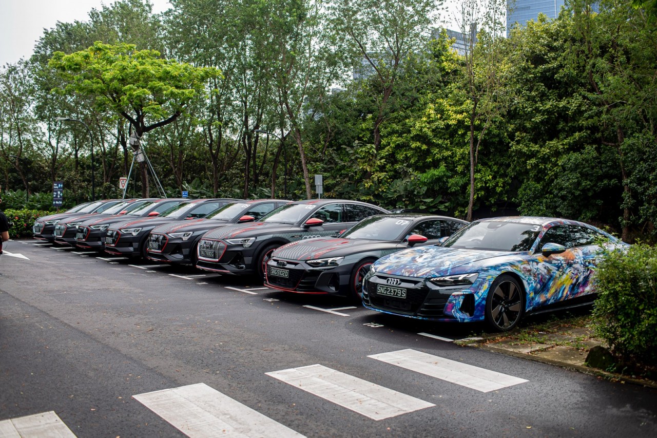 Loạt xe điện Audi xuất hiện tại triển lãm Audi House of Progress Singapore 2023 Loạt xe điện Audi xuất hiện tại triển lãm Audi House of Progress Singapore 2023