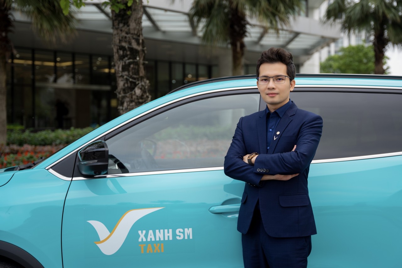 Hãng taxi thuần điện đầu tiên Xanh SM đi vào hoạt động