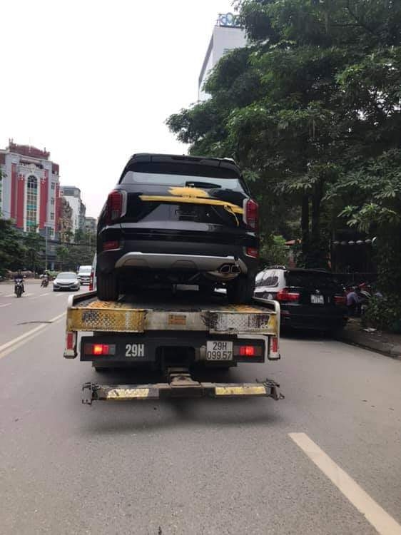 palisade suv dau bang cua hyundai bat ngo xuat hien tren duong pho viet