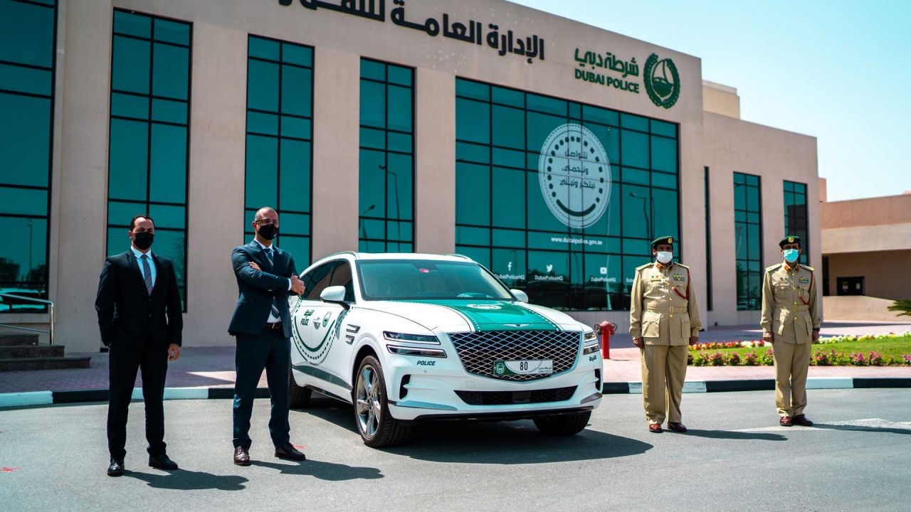 Cảnh sát Dubai tậu Genesis GV80 Cảnh sát Dubai tậu Genesis GV80
