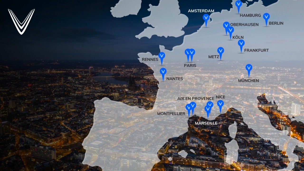 VinFast sẽ mở 50 showroom tại châu Âu