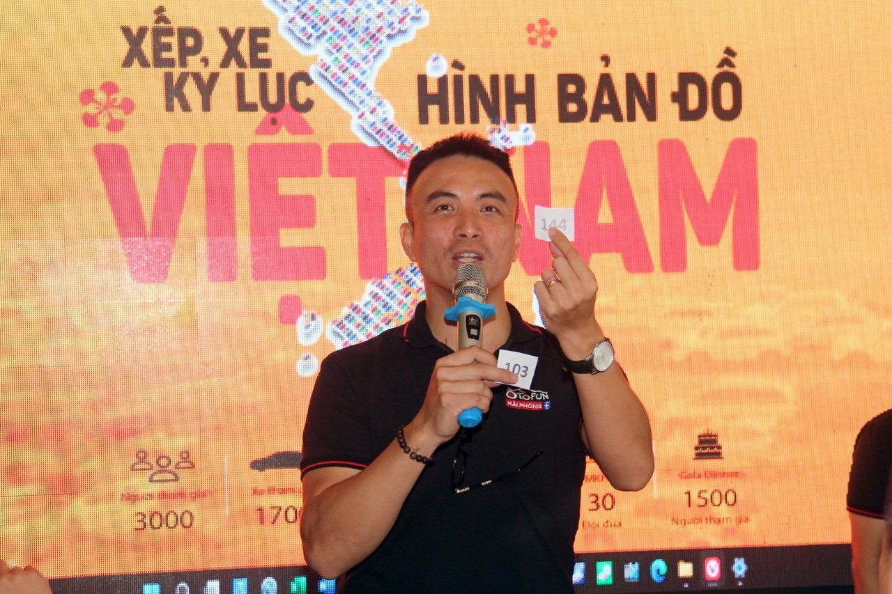 OtoFun Hải Phòng offline trước thềm Xếp xe kỷ lục hình bản đồ Việt Nam