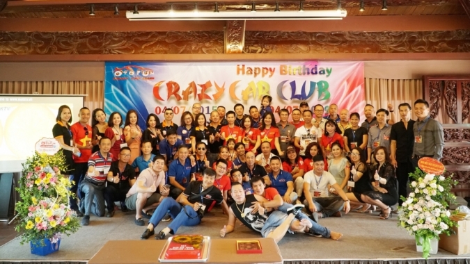 Kỷ niệm 4 năm thành lập chi hội Crazy Car Club