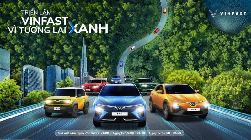 Lịch trình chuỗi triển lãm "VinFast - Vì tương lai xanh" tại 11 tỉnh, thành toàn quốc