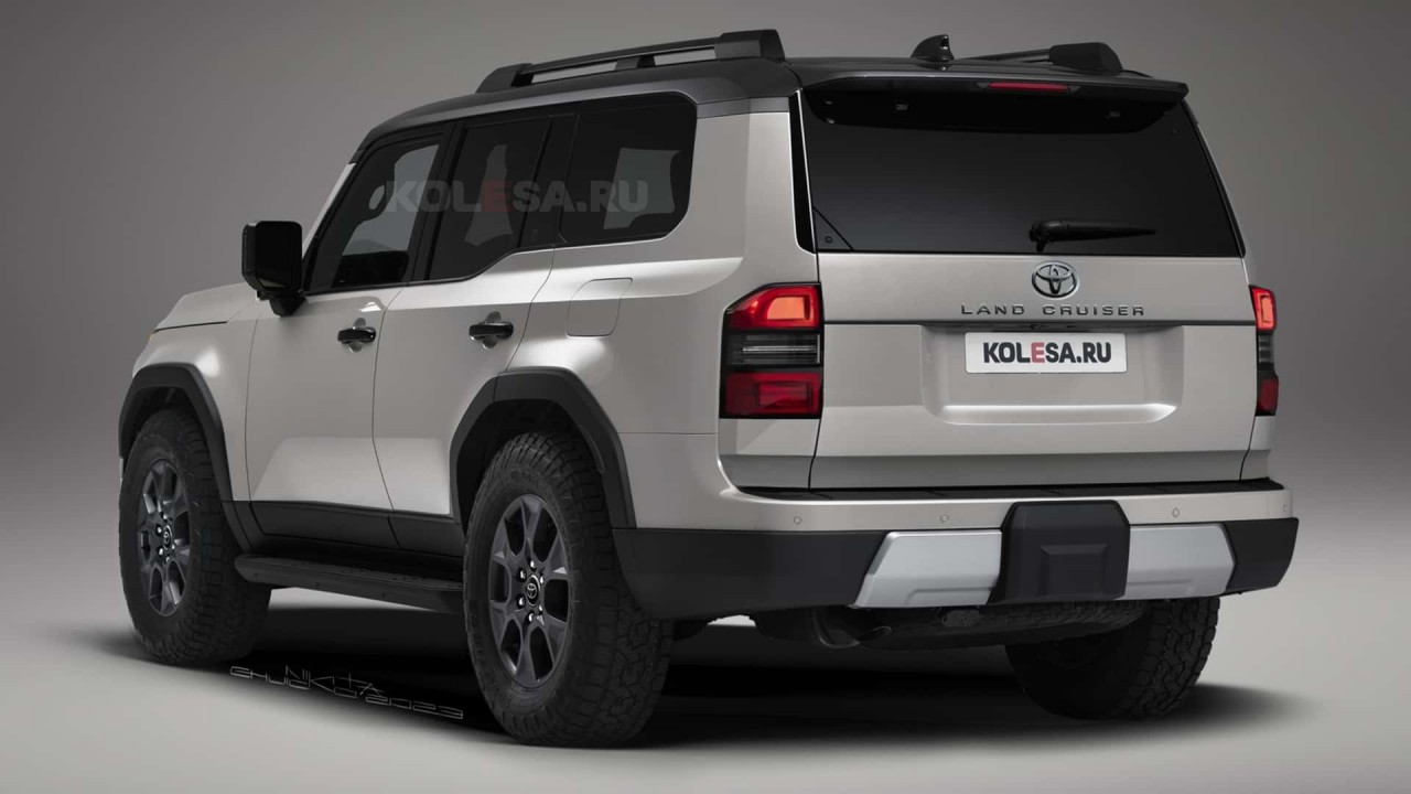 Hình phác họa Toyota Land Cruiser Prado thế hệ mới