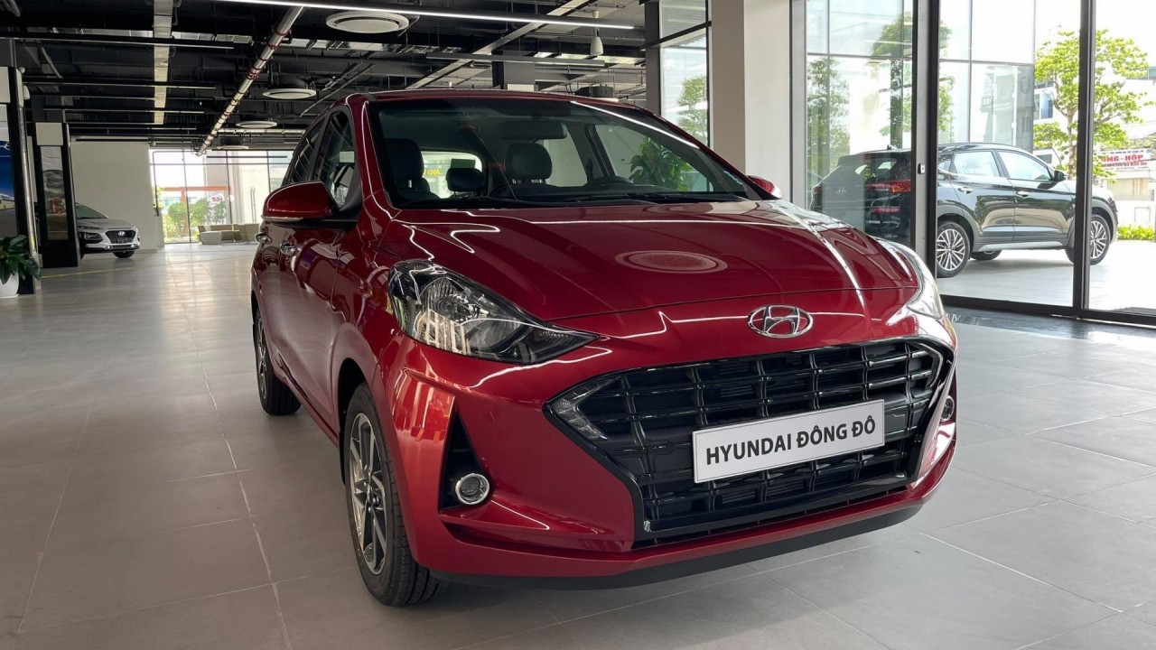 Hình thực tế Hyundai Grand i10 phiên bản 1.2AT giá 435 triệu đồng