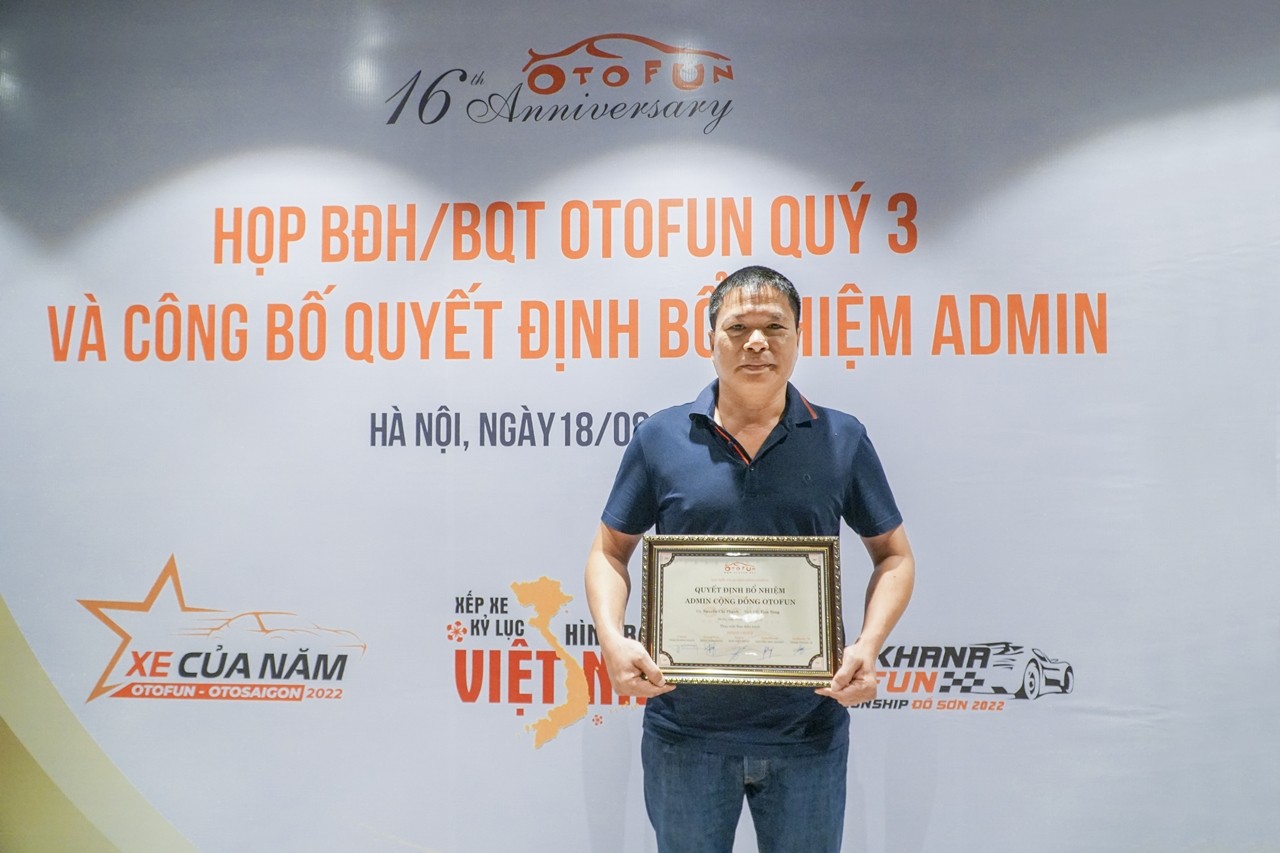 Cộng đồng OtoFun bổ nhiệm Admin mới