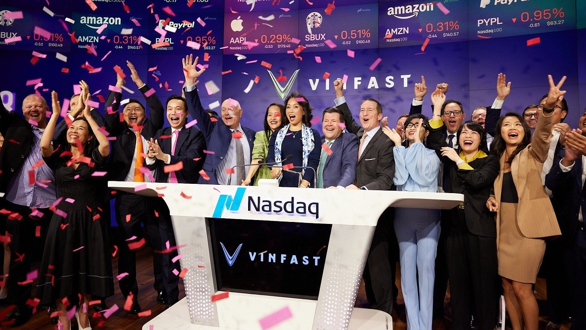 VinFast chính thức niêm yết trên Nasdaq Global Select Market - Giá trị vốn hóa hơn 23 tỷ USD