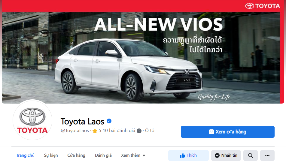 Toyota Vios ra mắt tại Lào