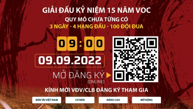 [PVOIL VOC 2022] Mở cổng đăng ký vào lúc 9h00 ngày 9/9/2022