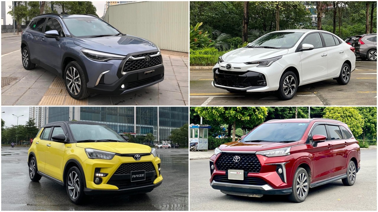 3 tháng gần nhất, xe Toyota nào bán chạy