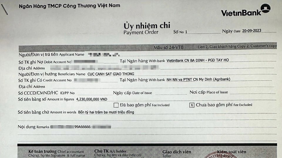 3 người trúng đấu giá biển số ô tô đã nộp đủ tiền, người trúng biển hơn 32 tỉ vẫn im lặng