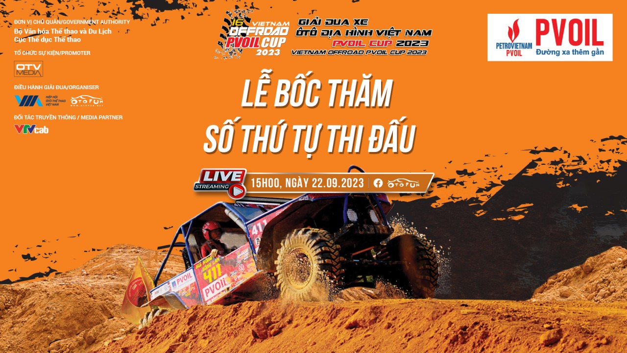 [PVOIL VOC 2023] Livestream bốc thăm số thứ tự thi đấu