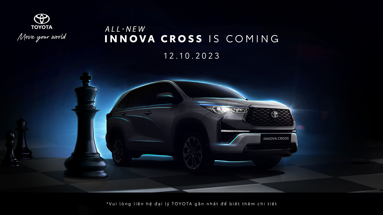 Toyota Innova Cross ra mắt ngày 12/10 tới đây